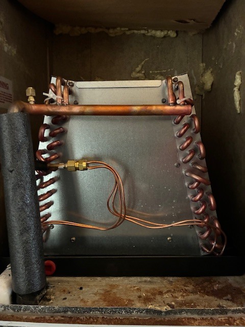 Brand new evaporator A-coil installed and ready